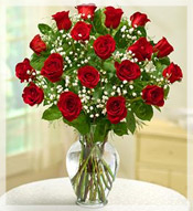 2 Dz  Long Stem Red Roses Arrangement