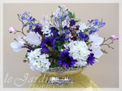 Silk Flower Arrangement by Le Jardin Florist